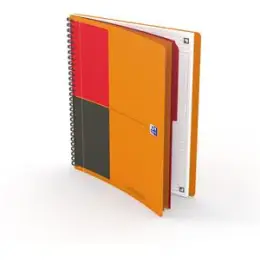 Collegeblock Oxford 400080787 Activebook Connect B5 liniert 6mm 80 Blatt 80g orange, Pack 5 Stk