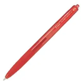 Kugelschreiber Pilot BPGG-8R-M-R 2036002 Super Grip G 0,4mm (M), Wechselmine, Druckmechanik, rot, Pack 12 Stk