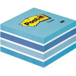 Haftnotizwürfel Post-it 2028B 76 x 76 mm pastellblau 450Blatt