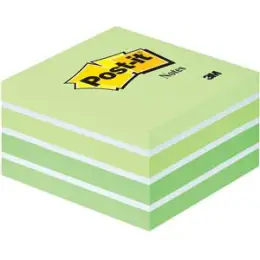 Haftnotizwürfel Post-it 2028G 76 x 76 mm pastellgrün 450Blatt