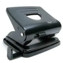 Locher Rapesco 1030 825 2,5mm schwarz Metall mit Anschlagschiene bis 25 Blatt