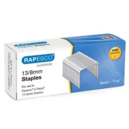 Tackerklammern Rapesco S13080Z3 13/8mm verzinkt, Pack 5000 Stk