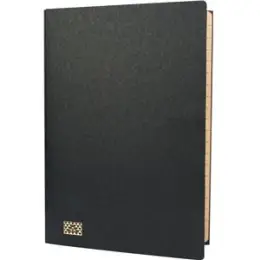 Ordnungsmappe RNK 4618-9 A4, 20-Fächer, Glanzkarton-Einband, Gummizug, schwarz