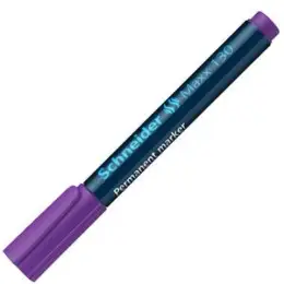 Permanentmarker Schneider 113008 Maxx 130 1-3mm, Rundspitze, violett, Pack 10 Stk