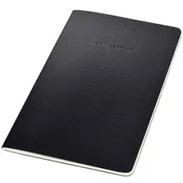 Notizheft Sigel CO862 Conceptum A5 kariert 80g Softcover schwarz 64Seiten, Pack 5 Stk