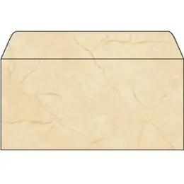 Struktur-Briefumschlag Sigel DU185 DIN lang ohne Fenster Granit beige 90g, Pack 50 Stk