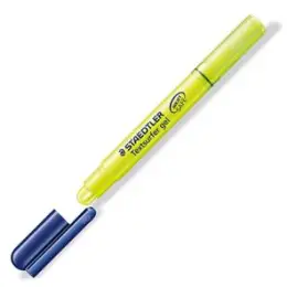 Trockentextmarker Staedtler 264-1 Textsurfer gel 3mm, Rundspitze, Wachsmine, Drehmechanik, gelb