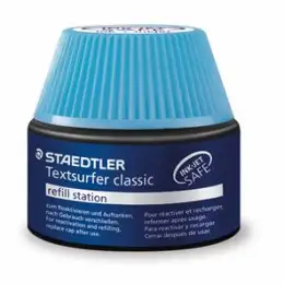 Textmarker-Nachfülltusche Staedtler 48864-3 488 64-3 Textsurfer classic blau, für Textmarker classic 364, 30ml