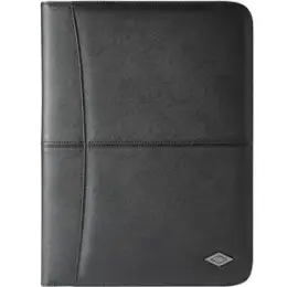 Tagungsmappe Wedo 5864301 58 64301 Accento 25,5x33,5x4,5cm schwarz A4 inkl. Schreibblock