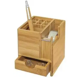 Tischorganizer Wedo 611707 61 1707 Bambus braun inklusive Abroller