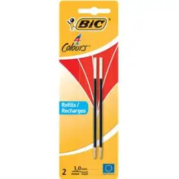 Kugelschreibermine Bic 929243 4 Colours 0,32mm, rot, Blister 2 Stk