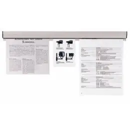 Papierklemmschiene Franken PKS50 Länge 50cm inklusive Montageset