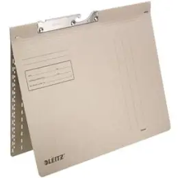 Pendelhefter Leitz 2013-00-85 20130085 320g kaufmännische Heftung grau, Pack 50 Stk