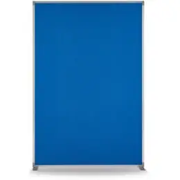 Raumteiler Magnetoplan 1103803 125x180x35cm Textil blau mit T-Metallfuß