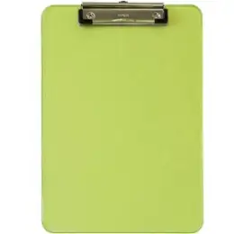 Schreibplatte / Klemmbrett Maul 2340651 MAULneon A4 grün-transparent Bügelklemme aus Metall