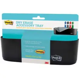 Zubehör-Korb Post-it DEFTRAY-EU Dry Erase schwarz, 4 Command Klebestreifen