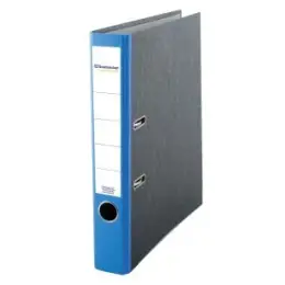 Ordner Soennecken 120089150 3329 A4, 50mm, Pappe/Wolkenmarmor, blauer Rücken