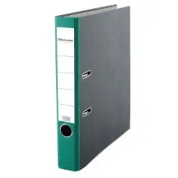 Ordner Soennecken 120089160 3330 A4, 50mm, Pappe/Wolkenmarmor, grüner Rücken