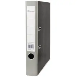 Ordner Soennecken 120089180 3331 A4, 50mm, Pappe/Wolkenmarmor, grauer Rücken
