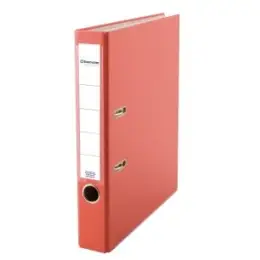 Ordner Soennecken 120089330 3342 A4, 50mm, Pappe/PP-Folie, Wechselfenster, rot