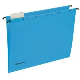 Hängemappe Soennecken 122110650 2025 blau A4 Sichtreiter 220g Recyclingkarton, Pack 25 Stk