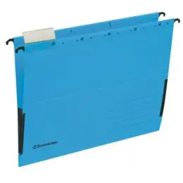 Hängetasche Soennecken 122110850 2030 blau A4 Leinenfrösche 220g Recyclingkarton, Pack 25 Stk