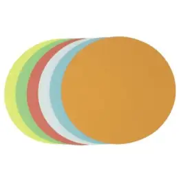 Moderationskarten Soennecken 154226999 4876 Kreis Ø 19,5cm farbig sortiert, Pack 250 Stk