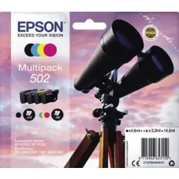 Tintenpatrone Epson C13T02V64010 502 Multipack je 1 x schwarz/cyan/magenta/gelb
