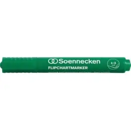 Flipchartmarker Soennecken 155011760 3077 1-3mm, Rundspitze, grün