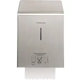Handtuchspender Kimberly-Clark 8976 Professional silber 30,3x23x43,5cm Edelstahl