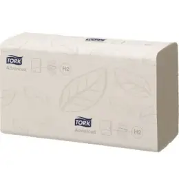 Papierhandtücher Tork 471132 H2 Xpress Advanced Multifold 2-lagig weiß weich, Pack 20 x 190 Stk