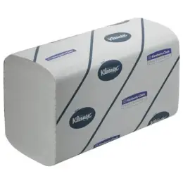 Papierhandtücher Kimberly-Clark 6789 Kleenex weiß 2-lagig Ultra 21,5x21cm Interfold, Pack 15 x 186 Stk