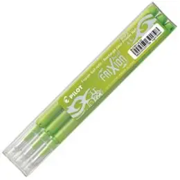 Tintenrollermine Pilot BLS-FR7-LG-S3 2261011F FriXion ball 07 0,4mm, Edelstahlspitze, hellgrün, für FriXion ball 0.7, Pack 3 Stk