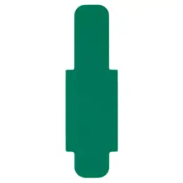 Stecksignale Leitz 6030-00-59 60300059 Orgacolor Hartfolie, dunkelgrün, Pack 50 Stk