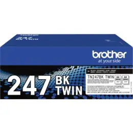 Farbtonerkassette Brother TN247BKTWIN 247 2er-Pack schwarz 2x3.000 Seiten