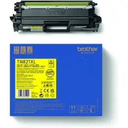 Farbtonerkassette Brother TN821XLY 821 gelb 9.000 Seiten