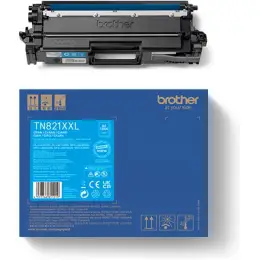 Farbtonerkassette Brother TN821XXLC 821 cyan 12.000 Seiten
