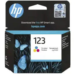 Tintenpatrone HP F6V16AE 123 3-farbig 100 Seiten, Pack 2880 Stk